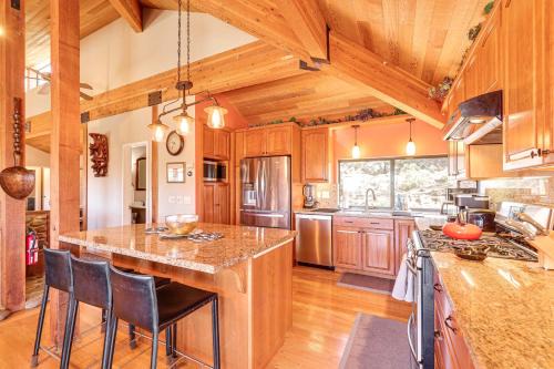 Lake Forest House | 1 Mi to Lake Tahoe: Home w/Hot Tub & Decks