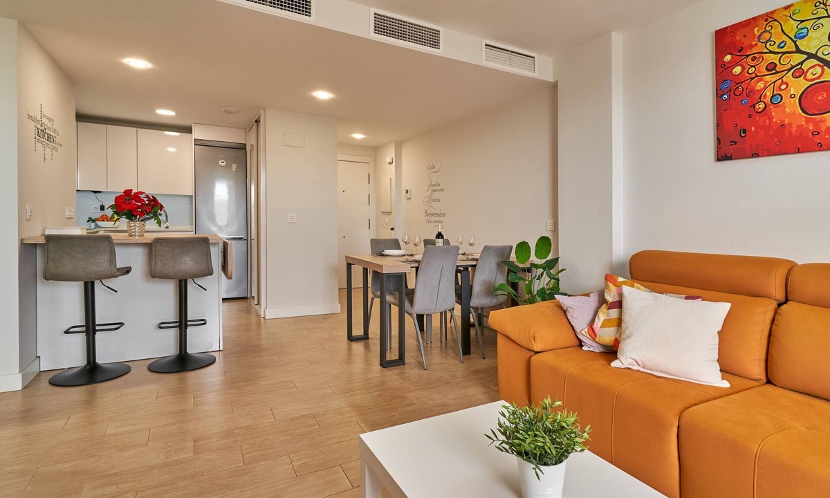 Los Llanos Apartment | Apartment "Sunrise Duna Beach" close to the Beach with Sea View