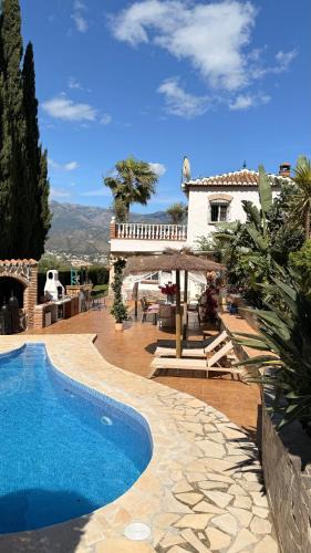 Torrox House | Boutique Villa Jina, Private Pool, Mountain View, Near Nerja, Quiet Location, Mediterranean Garden