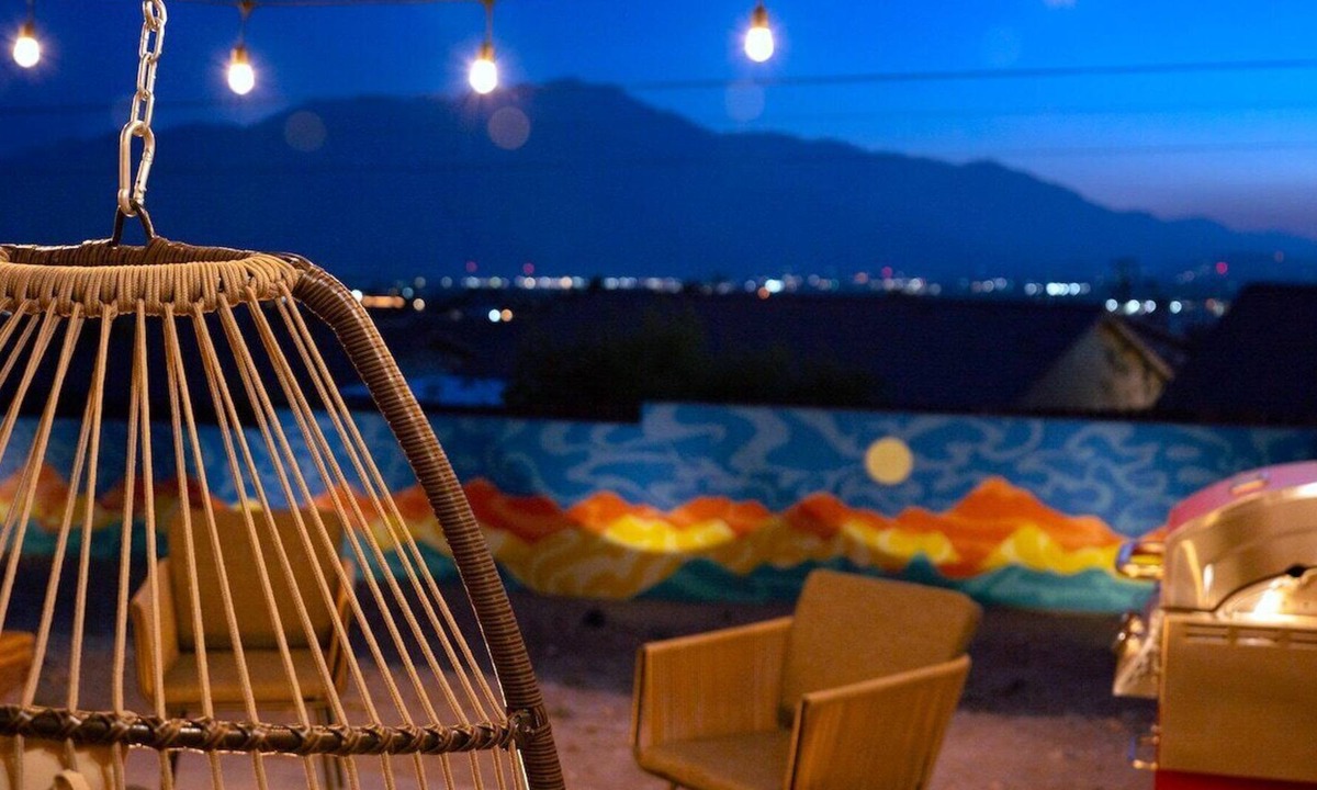 Desert Hot Springs House | Desert Haven · Outdoor Patio w/Fire Pit Minutes From Palm Springs