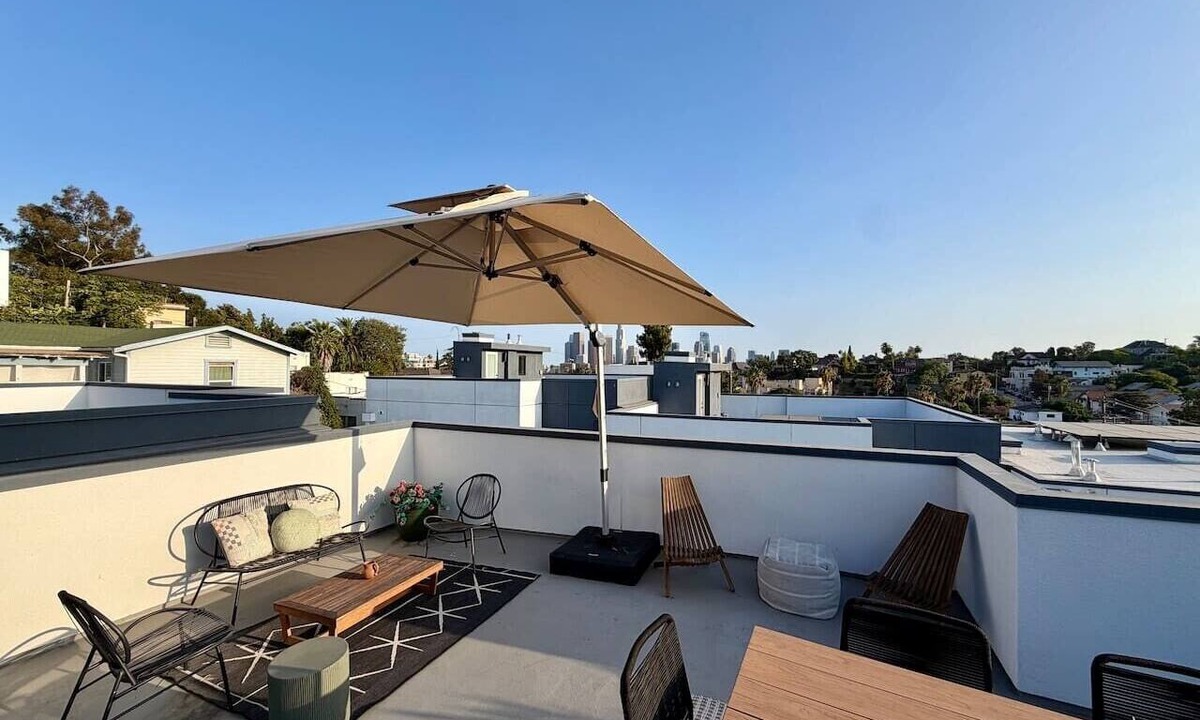 Elysian Heights Villa | NEW! Echo Park 3BR Home with Rooftop Deck & Views