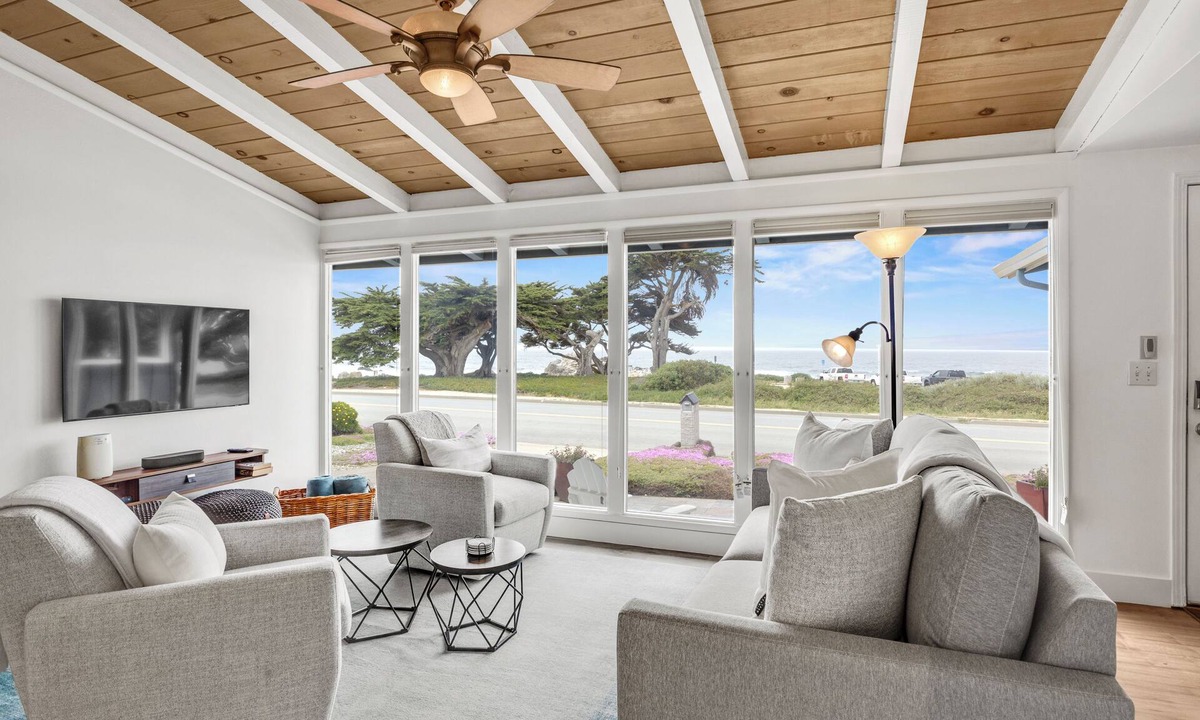 Pacific Grove House | Ocean front home - hear the waves crash as you sleep.