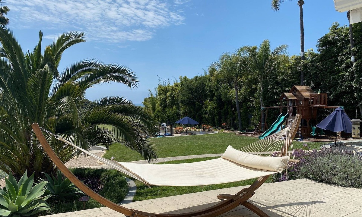 Eucalyptus Hill House | Renovated Montecito Estate Ocean Views Firepit Pool Spa Fenced Acre Guest Casita