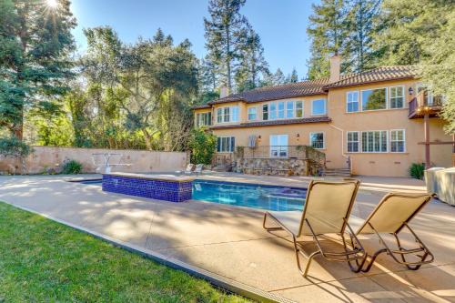 Scenic Brush Creek House | Santa Rosa Home w/Private Pool & Tennis Court