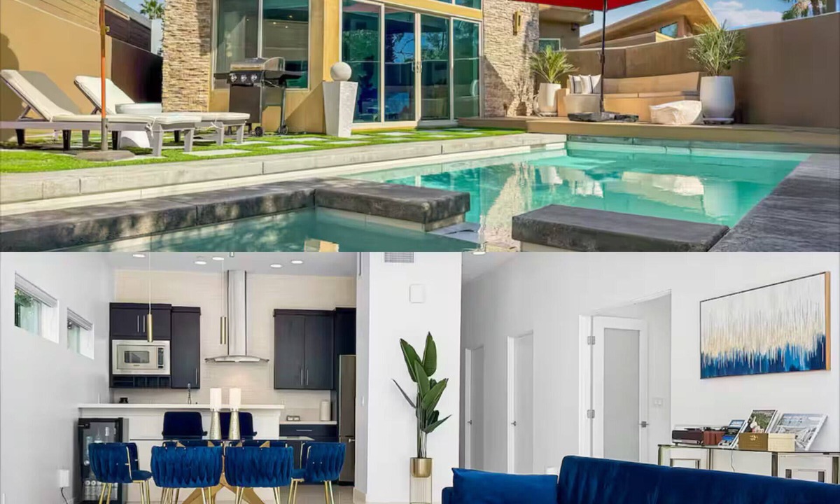 Chino Canyon House | Stunning Modern Oasis - Heated Pool & Spa · Mountain Views · 5min to Downtown!