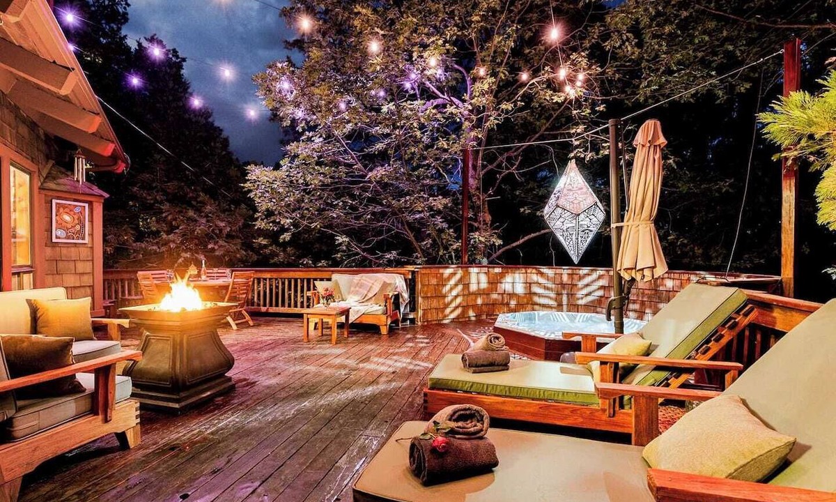 Idyllwild Cabin | The Faerie House Idyllwild, Enchanted Luxury Cabin Hot Tub Sauna Fire Pits