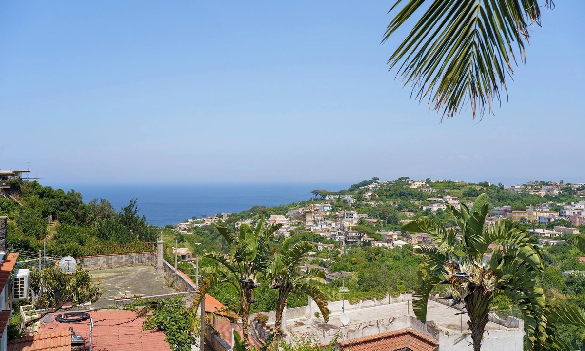Lacco Ameno Villa | Villa 'Panorama Isola Di Ischia' with Sea View, Wi-Fi and Air Conditioning
