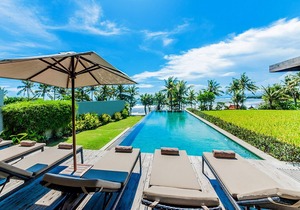 Beachfront1, 3 Bedroom Villa, Car+Driver, Cemagi