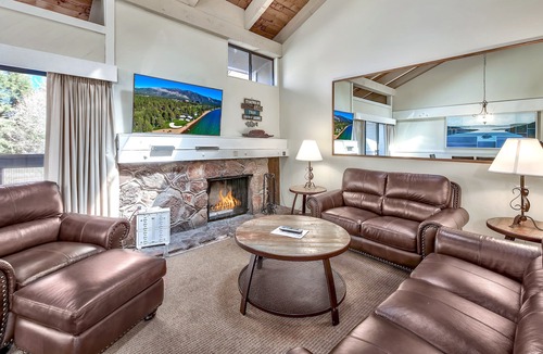 South Lake Tahoe House | 4 BD Townhome Near Lake Tahoe Shore with Shared Outdoor Pool & Hot Tub by RedAwning