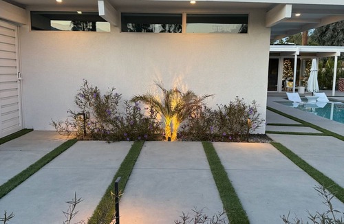 Palm Springs Villa | 4-Suite Mid-Century Luxe Retreat | Pool/Spa/EV