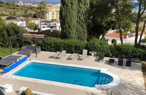 Castillo de Sabinillas Villa | 5 Bedroom Villa with HEATED Pool with breath-taking Sea Views, Walking distances to Shops Restaurants Beach