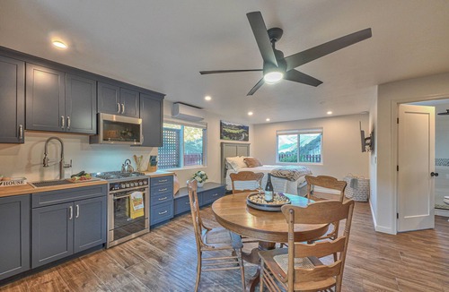 Greenfield Apartment | A quiet, relaxing, country getaway with a creek, pool and private hot tub.