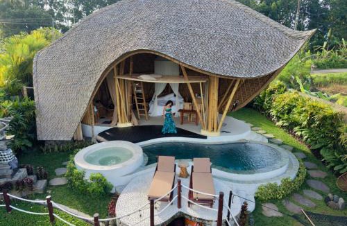 Selat Villa | Angel Bali Suites, Private Nature Bamboo Villa