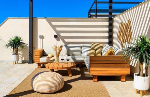 Los Llanos Apartment | Apartment Marinsa Beach II Sea View-Roof terrace by Interhome