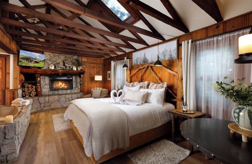 Twin Peaks Hotel | Arrowhead Pine Rose Cabins