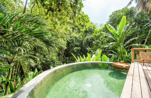 Delod Peken Villa | Bambu Twins1, 2 Bedroom Villa Near Nyanyi Beach-TanahLot