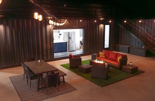 Joshua Tree Villa | Box on the Rox Modern Container Home Heated Pool