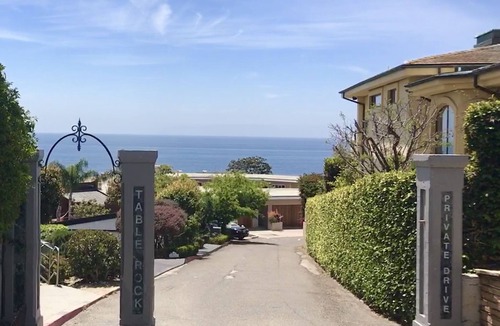 South Laguna House | California Dreaming .your own steps to the beach with gas fire pit