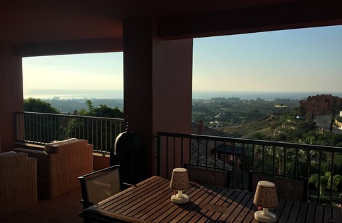 New Golden Mile Apartment | Charming residence with spectacular views over the sea LOS FLAMINGOS MARBELLA