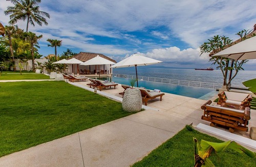 Candi Dasa Villa | Contemporary-Colonial Style 4BR Villa, Ocean View - W/Swimming Pool!