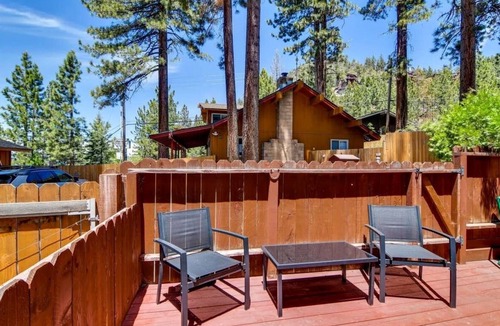 Lincoln Park Cabin | Cozy Little Red Cabin next to Cave Rock Lake Tahoe