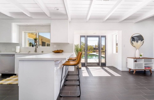 Yucca Valley House | Desert-Chic Abode with Sauna and Heatlamps, Minutes to Joshua Tree and Pappy's