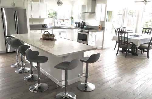 Spinnaker Hill House | Family Friendly Home, open floor plan, private pool, yard, fire pit, 5" to beach