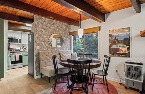 Arrowhead Villas Cabin | Fleming Creek Hideaway + Next to Creek + Fire-Pit!