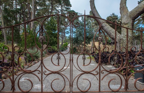 Jack's Peak House | Hacienda Spa Aguajito: Gated Estate 23 acres towering oaks and Ocean Views