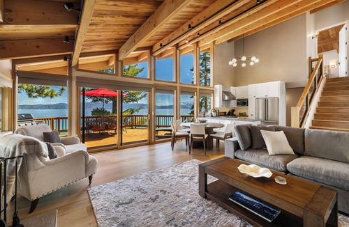 Tahoma House | Heavenly Waters - Luxe Newly Remodeled Tahoe Lakefront Home with Stunning Views and Chef's Kitchen