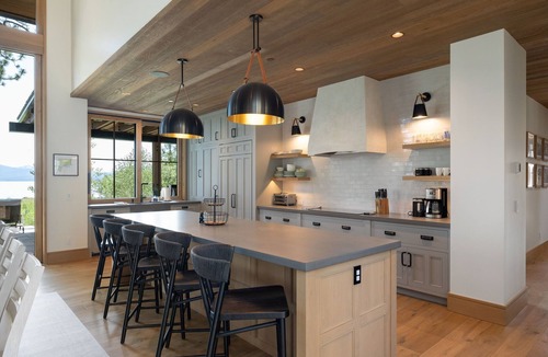 Lake Forest House | Lake Forest Luxe - Spacious Lakefront Tahoe Retreat, Private Hot Tub, Media Room, EV Charger