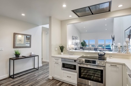 East Mesa Condo | Leadbetter Beach Retreat - penthouse with ocean views, heated pool/spa, high end interiors!