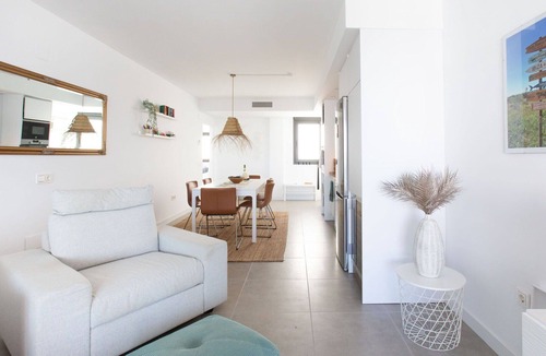 Los Llanos Apartment | Lovely apartment for 4 guests with A/C, pool, WIFI, TV and patio