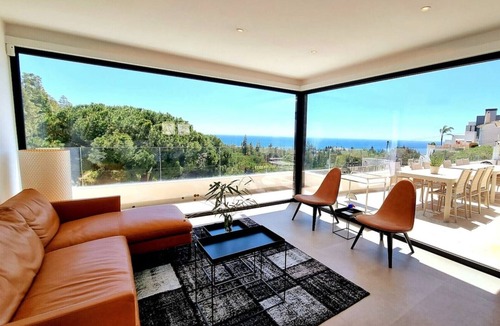 Mijas Villa | Luxury Villa with Private Pool, with Sea View, Wi-Fi and Air Conditioning