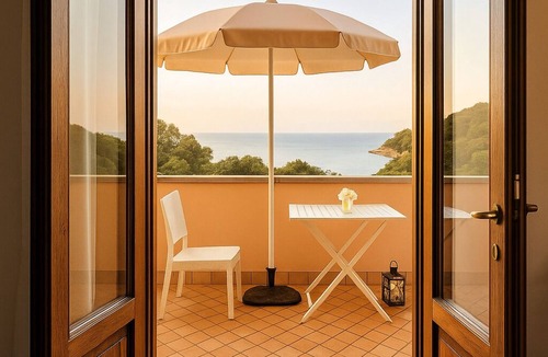 Fiumicello Santa Venere Apartment | MARATEA, sea view apartment with pool use, 700 meters from the sea.