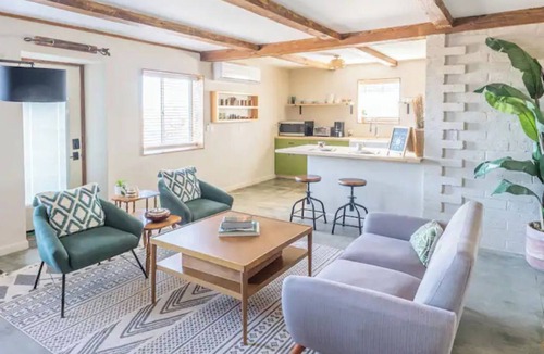 Twentynine Palms House | NEW! Young Cactus Villa @ Joshua Tree - Pool, Hot Tub, Fire Pit & Outdoor Shower