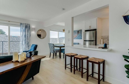 Avila Beach Condo | Ocean Paradise Awaits 2 Bed 1 Bath Walk to town and the beach, comfy outdoor area with firepit & bbq