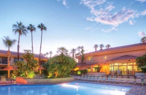 Cathedral City Villa | Palm Springs Area 1 Bdrm on a Golf Course, view of Mountains.