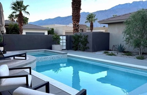 Desert Park Estates House | Palm Springs Luxe Home: 5BR/Pool/Mountain Views/Family-Friendly