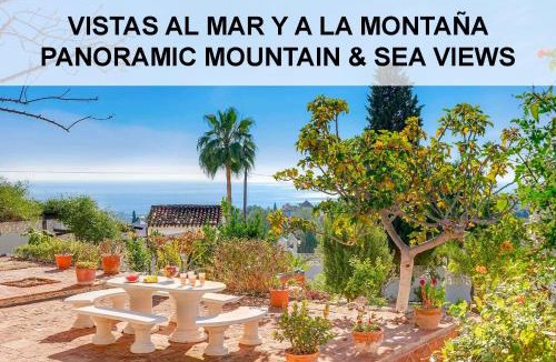 Frigiliana Villa | Private Heated Pool, Jacuzzi & 1225m2 garden in Villa Cipreses