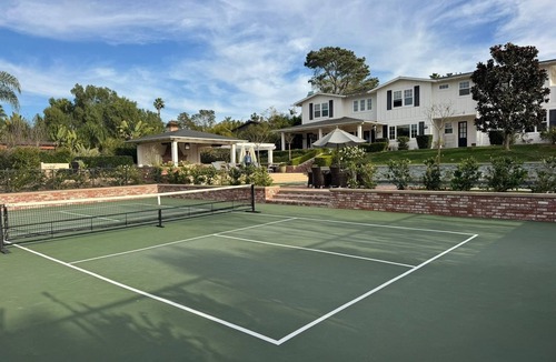 Encinitas Villa | Private Resort Style Villa with Pool, Own Pickleball Court & Outdoor Oasis.