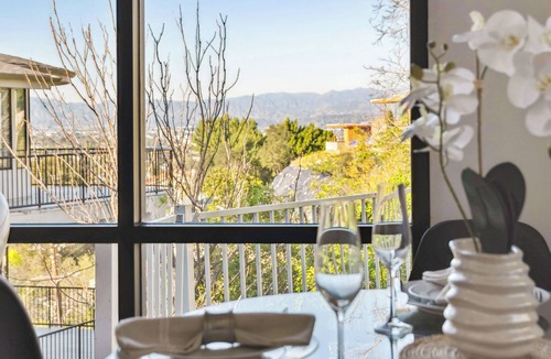 Studio City House | Quiet Mountain Home with Stunning Views near Universal Studios Hollywood