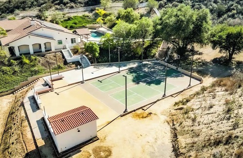 Val Verde House | Sprawling 5 Acre Mansion with State of the Art Golf Simulator + Pickleball Court