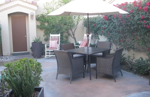 Palm Desert House | Stunning elevated mountain and lake views at Palm Valley Country Club!