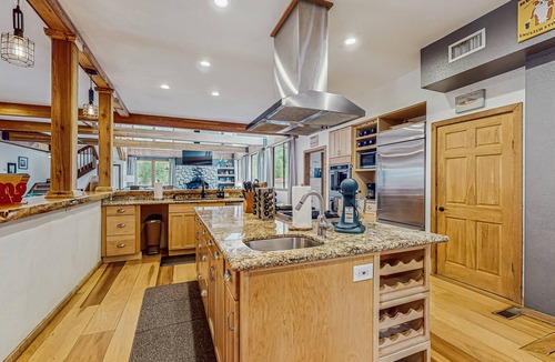 Fern Valley House | Stunning Fern Valley cabin with forest views & private hot tub - dog-friendly