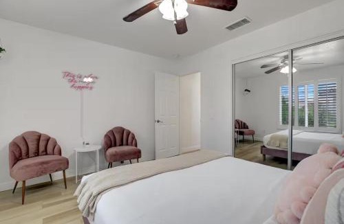 Yucca Valley Villa | Stunning Joshua Home with Pool, Spa, & Game Room!