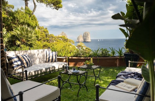Marina Piccola Villa | Tenuta Saracena Capri, private beach access & panoramic views