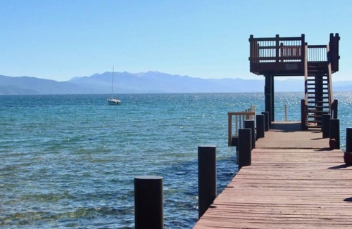 Tahoe Vista Condo | Timeshare Week May 27-June 3 1 Bedroom Condo on ground level with view of the Beach and Lake Tahoe