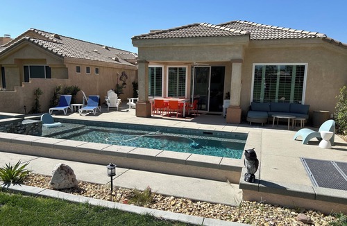 Palm Springs Villa | Upscale Golf Villa with pool and great views at Desert Princess in Palm Springs