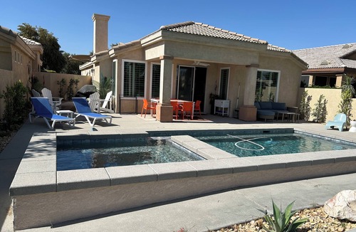 Palm Springs Villa | Upscale Golf Villa with pool and great views at Desert Princess in Palm Springs